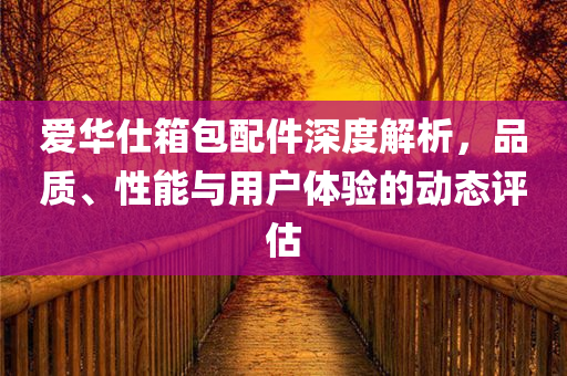 爱华仕箱包配件深度解析，品质、性能与用户体验的动态评估