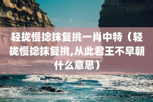 轻拢慢捻抹复挑一肖中特（轻拢慢捻抹复挑,从此君王不早朝什么意思）