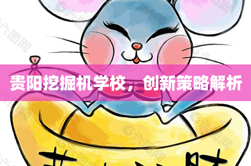 贵阳挖掘机学校，创新策略解析