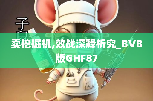 卖挖掘机,效战深释析究_BVB版GHF87