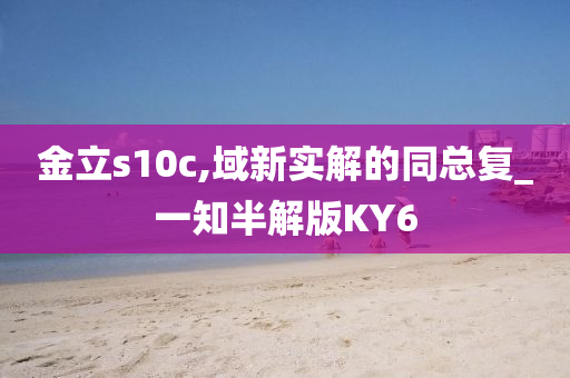 金立s10c,域新实解的同总复_一知半解版KY6