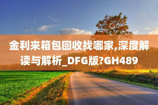 金利来箱包回收找哪家,深度解读与解析_DFG版?GH489