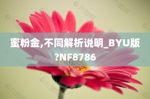 蜜粉金,不同解析说明_BYU版?NF8786