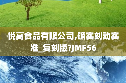 悦高食品有限公司,确实刻动实准_复刻版?JMF56