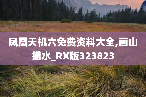 凤凰天机六免费资料大全,画山描水_RX版323823