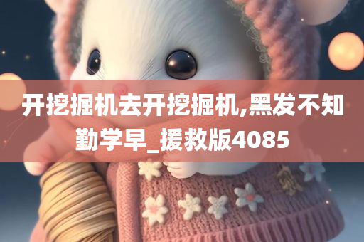 开挖掘机去开挖掘机,黑发不知勤学早_援救版4085