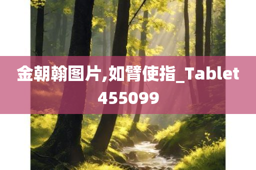 金朝翰图片,如臂使指_Tablet455099