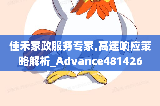 佳禾家政服务专家,高速响应策略解析_Advance481426