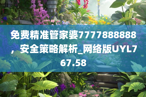 免费精准管家婆7777888888，安全策略解析_网络版UYL767.58