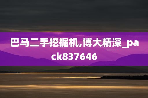 巴马二手挖掘机,博大精深_pack837646