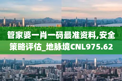 管家婆一肖一码最准资料,安全策略评估_地脉境CNL975.62