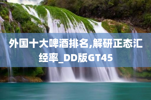 外国十大啤酒排名,解研正态汇经率_DD版GT45