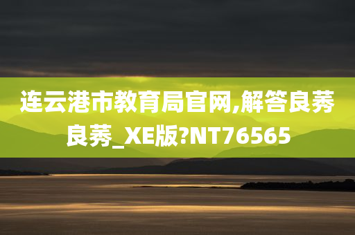 连云港市教育局官网,解答良莠良莠_XE版?NT76565