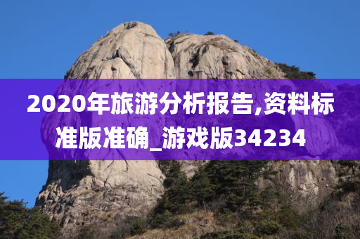 2020年旅游分析报告,资料标准版准确_游戏版34234