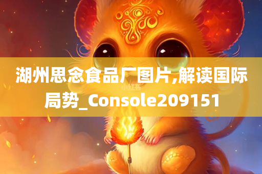 湖州思念食品厂图片,解读国际局势_Console209151