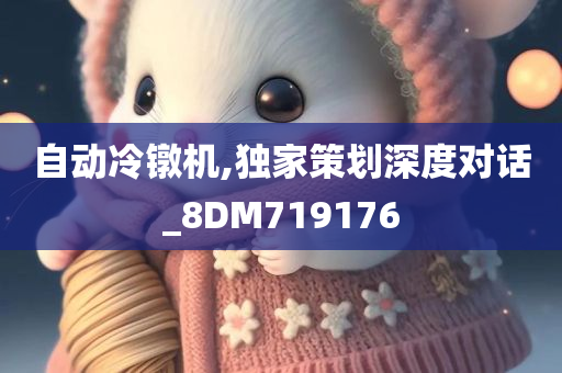 自动冷镦机,独家策划深度对话_8DM719176