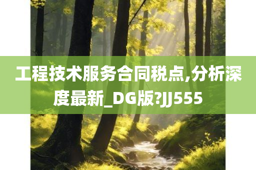 工程技术服务合同税点,分析深度最新_DG版?JJ555