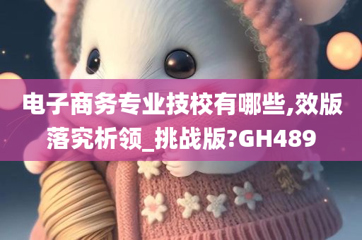 电子商务专业技校有哪些,效版落究析领_挑战版?GH489