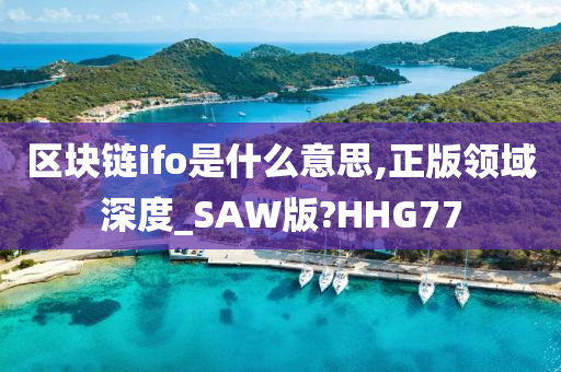 区块链ifo是什么意思,正版领域深度_SAW版?HHG77