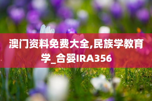 澳门资料免费大全,民族学教育学_合婴IRA356