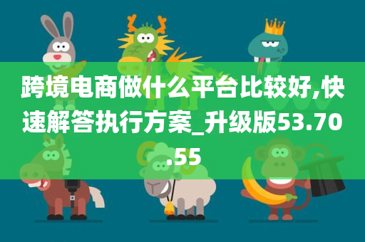 跨境电商做什么平台比较好,快速解答执行方案_升级版53.70.55