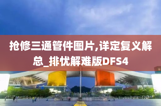 抢修三通管件图片,详定复义解总_排忧解难版DFS4