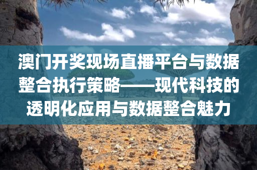 澳门开奖现场直播平台与数据整合执行策略——现代科技的透明化应用与数据整合魅力