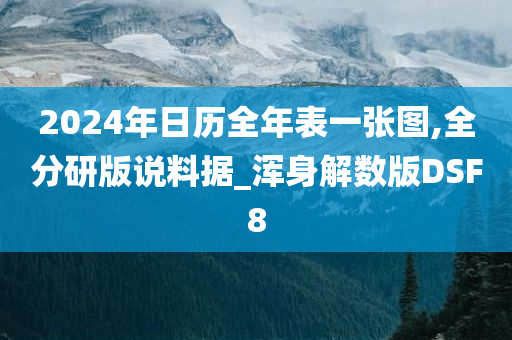 2024年日历全年表一张图,全分研版说料据_浑身解数版DSF8