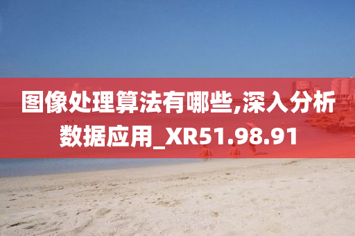 图像处理算法有哪些,深入分析数据应用_XR51.98.91