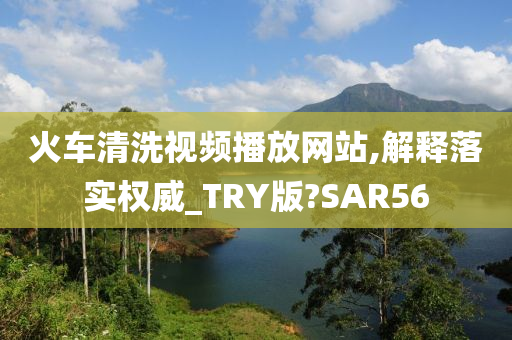 火车清洗视频播放网站,解释落实权威_TRY版?SAR56