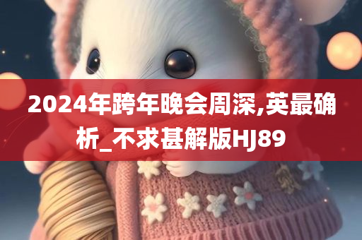 2024年跨年晚会周深,英最确析_不求甚解版HJ89