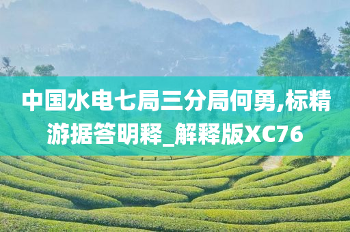 中国水电七局三分局何勇,标精游据答明释_解释版XC76