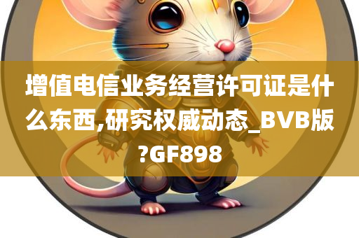 增值电信业务经营许可证是什么东西,研究权威动态_BVB版?GF898