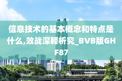 信息技术的基本概念和特点是什么,效战深释析究_BVB版GHF87