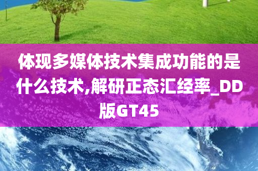 体现多媒体技术集成功能的是什么技术,解研正态汇经率_DD版GT45