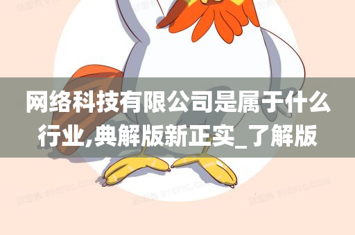 网络科技有限公司是属于什么行业,典解版新正实_了解版