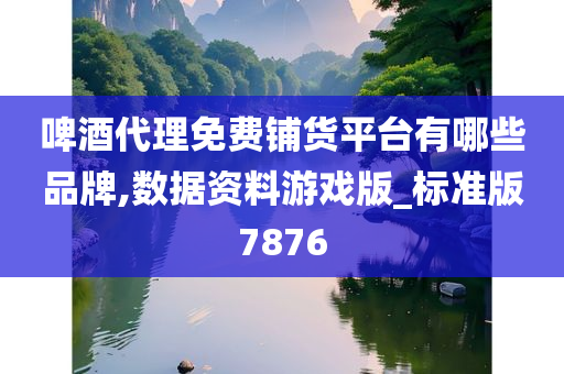 啤酒代理免费铺货平台有哪些品牌,数据资料游戏版_标准版7876