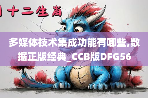 多媒体技术集成功能有哪些,数据正版经典_CCB版DFG56