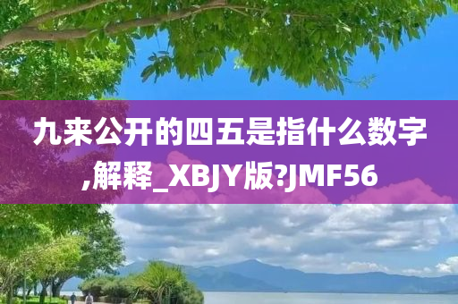 九来公开的四五是指什么数字,解释_XBJY版?JMF56