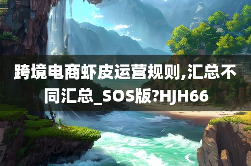 跨境电商虾皮运营规则,汇总不同汇总_SOS版?HJH66