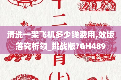 清洗一架飞机多少钱费用,效版落究析领_挑战版?GH489