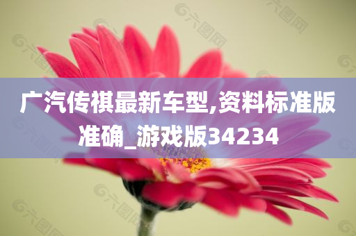 广汽传祺最新车型,资料标准版准确_游戏版34234