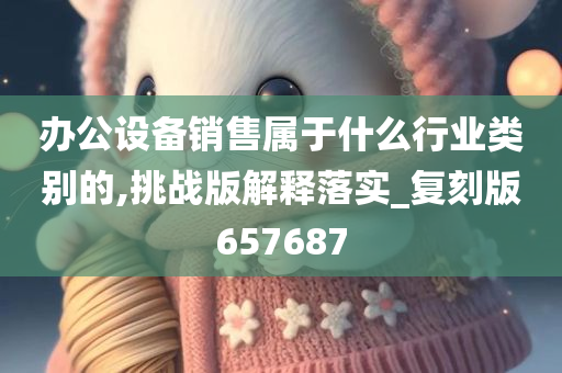 办公设备销售属于什么行业类别的,挑战版解释落实_复刻版657687