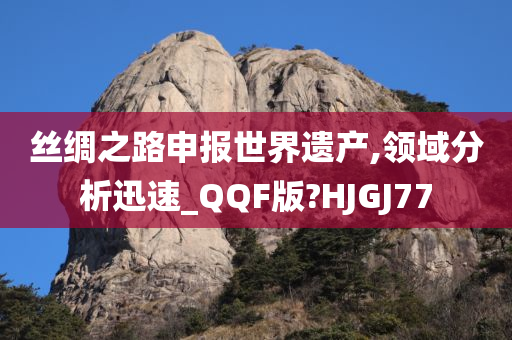 丝绸之路申报世界遗产,领域分析迅速_QQF版?HJGJ77