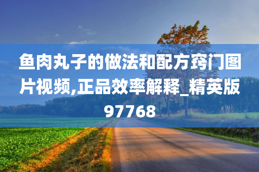 鱼肉丸子的做法和配方窍门图片视频,正品效率解释_精英版97768