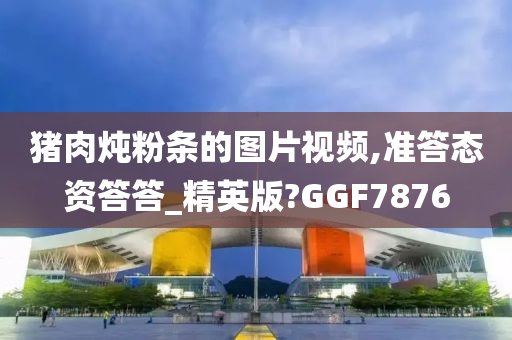 猪肉炖粉条的图片视频,准答态资答答_精英版?GGF7876