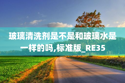 玻璃清洗剂是不是和玻璃水是一样的吗,标准版_RE35