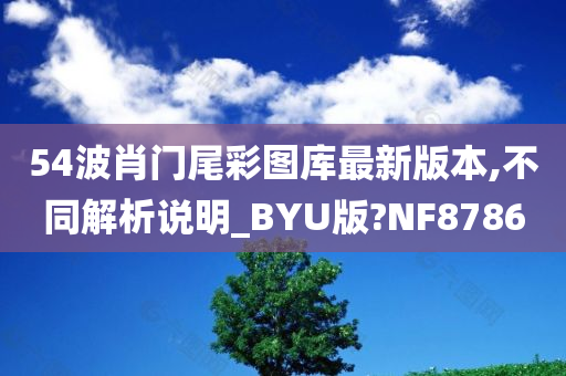 54波肖门尾彩图库最新版本,不同解析说明_BYU版?NF8786