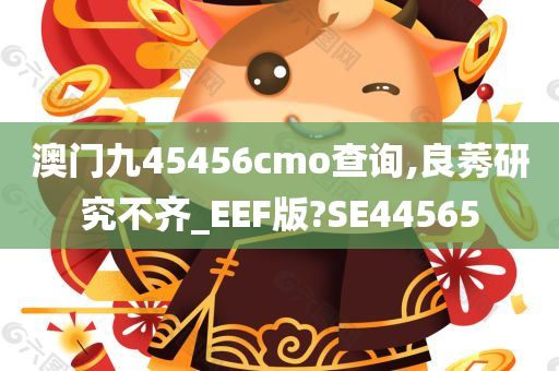 澳门九45456cmo查询,良莠研究不齐_EEF版?SE44565