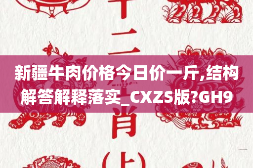 新疆牛肉价格今日价一斤,结构解答解释落实_CXZS版?GH9